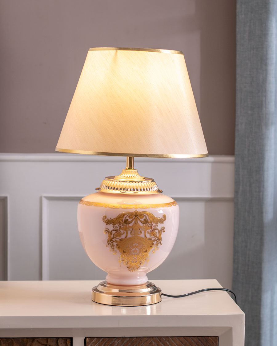 Perizad Table Lamp - Magnolia White