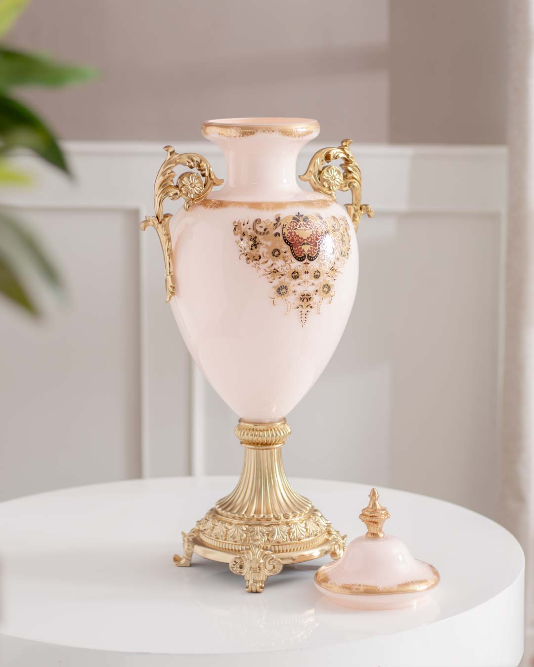 Villeroy Decorative Lidded Vase - Magnolia White