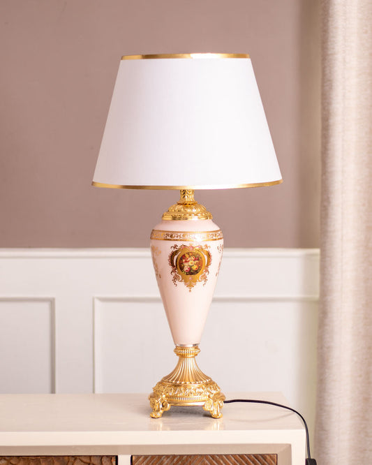 Villeroy Table Lamp - Magnolia White
